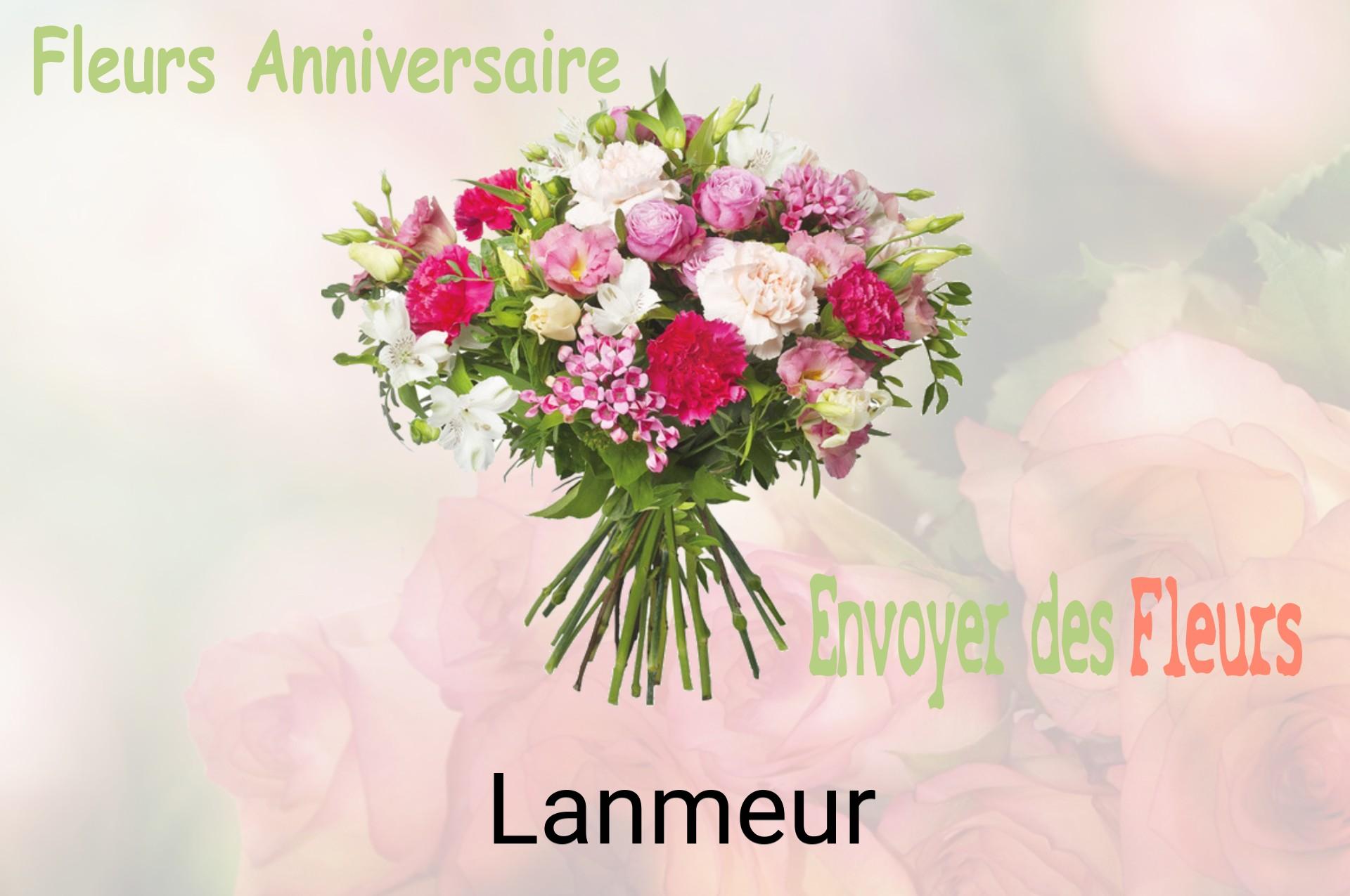 Bouquet de fleurs d’anniversaire livré à Lanmeur