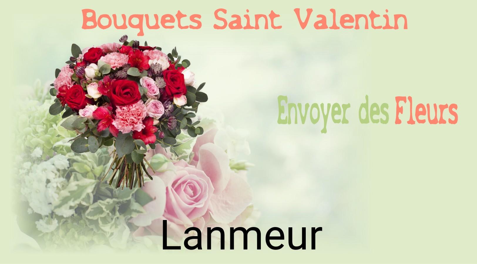 Roses de Saint-Valentin livrées à Lanmeur